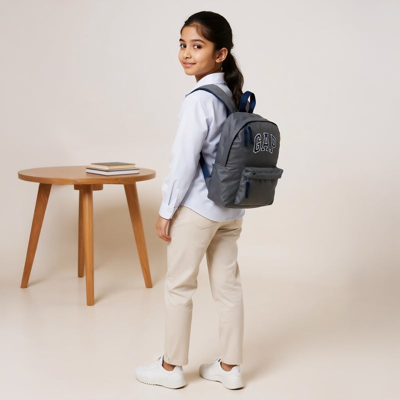 GAP-Backpack-17 Inch-1 Cmprt- (600D Poleyster ) Grey \ 43X29X11 - Image 2